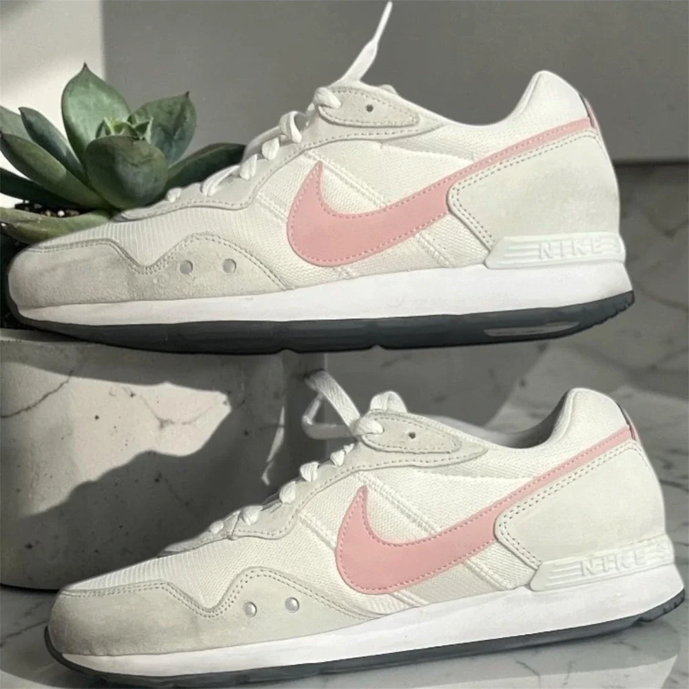Nike Venture Runner Womens White PinkRetro Mesh Sneaker CK2948-104 Size 10